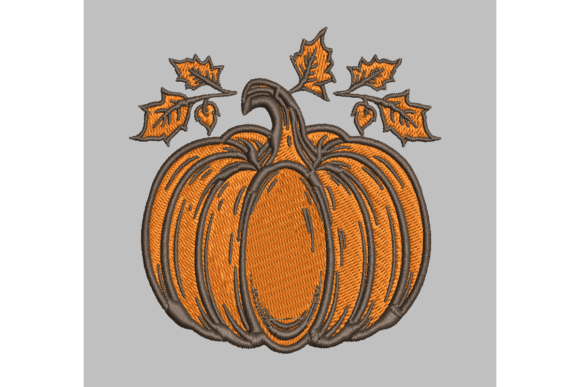 Download Fall Pumpkin Machine Embroidery - Premium Resources