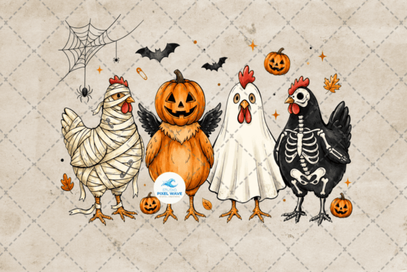 Download Spooky Halloween Chicken Png - Premium Resources